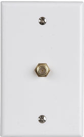Zenith VW1001WJ1W Wallplate, 4-1/2 in L, 2-3/4 in W, White